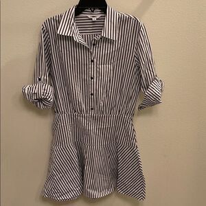 Bb Dakota Plaid long sleeves Midi Dress new no tag